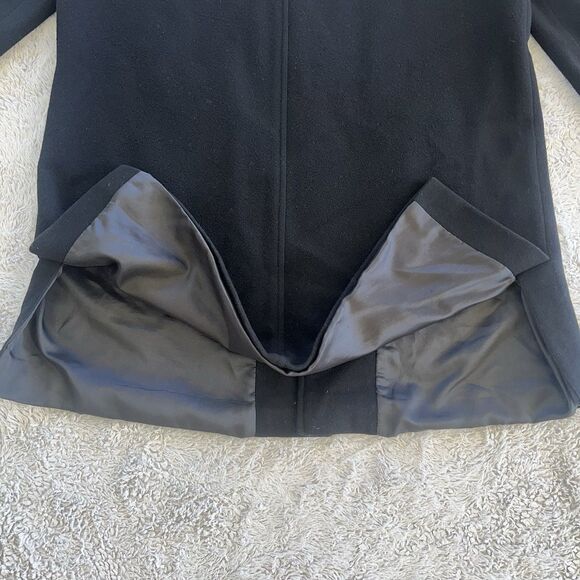 Metropolitan View Bloomingdale's Vintage Men’s Wool Cashmere Overcoat Black 44R - Picture 10 of 10